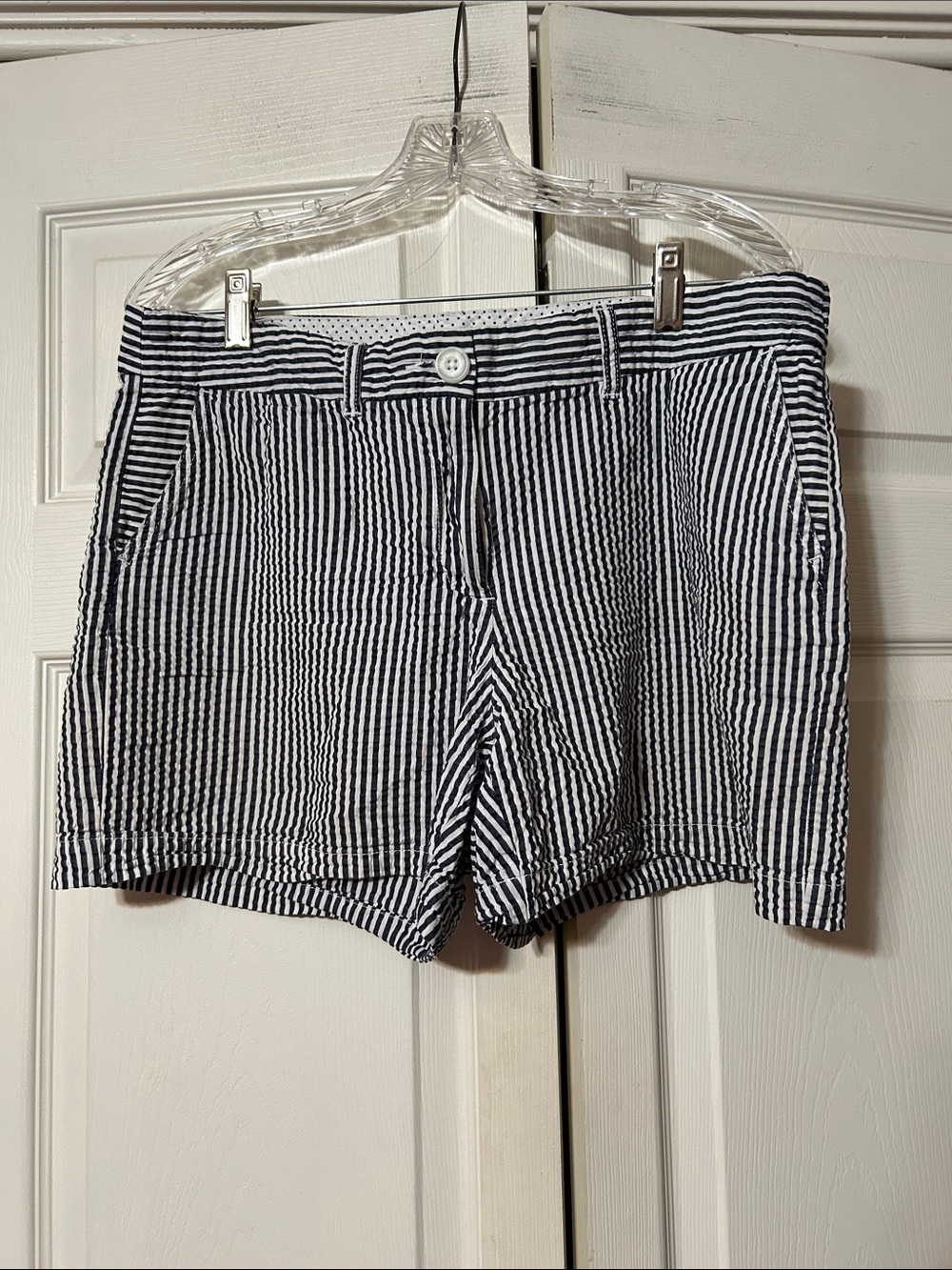 Crown & Ivy sz 12 Striped Blackand White Women's Shorts